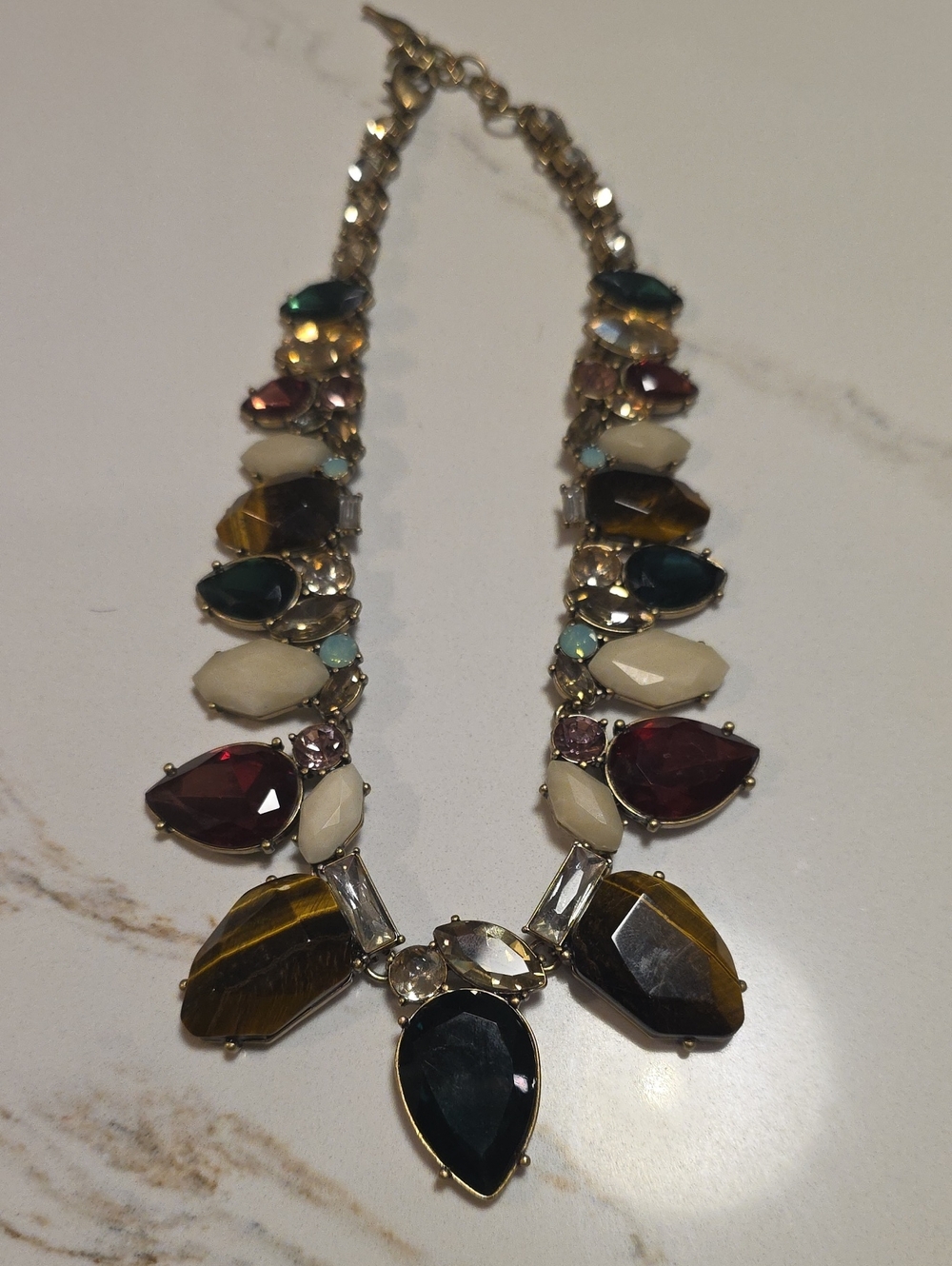 Chloe + Isabel Multicolor Teardrop Statement Necklace - Women Jewelry